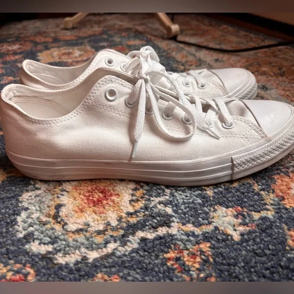 Converse All Star White Men's Shoes - Picture 3 of 6